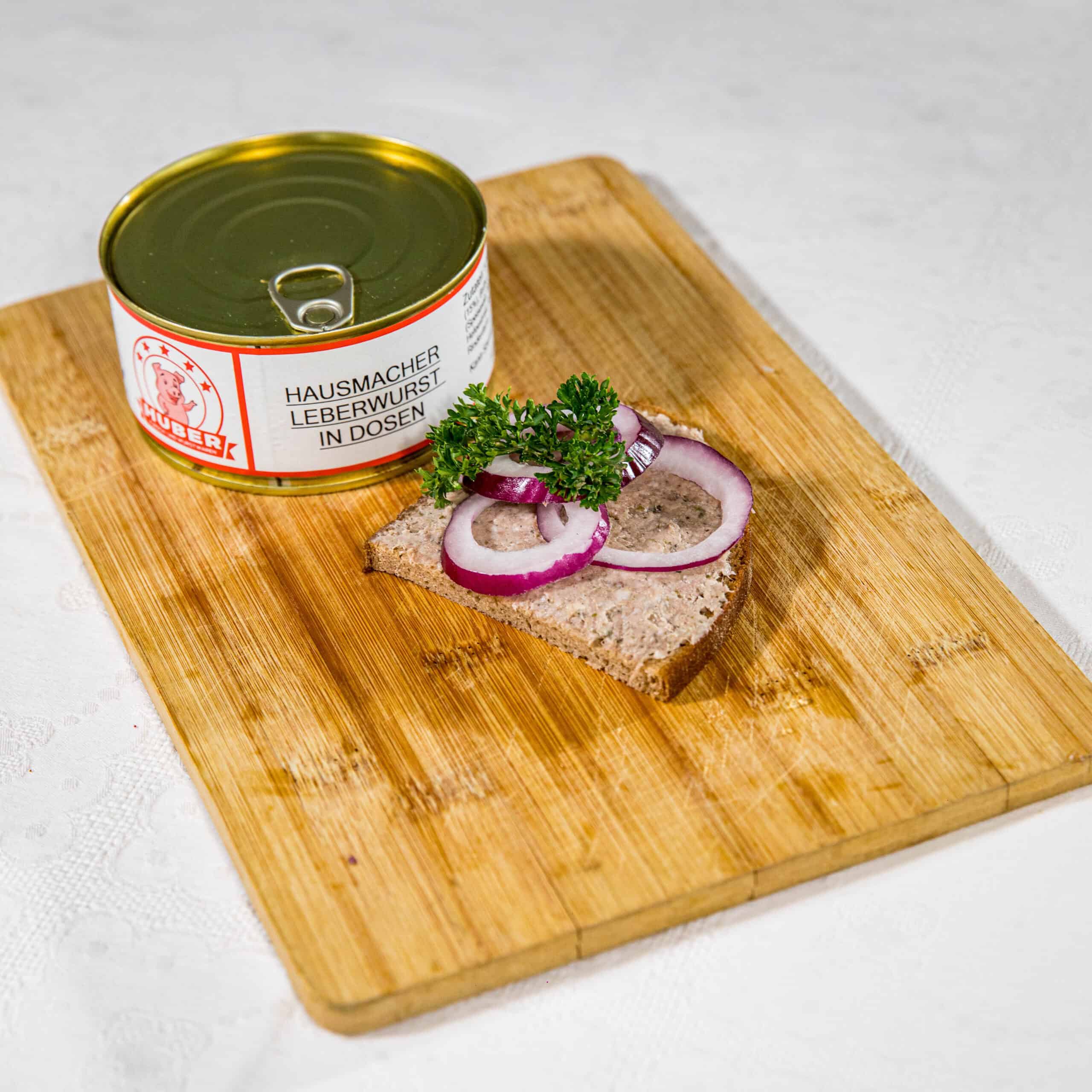 Hausmacher Leberwurst in Dosen