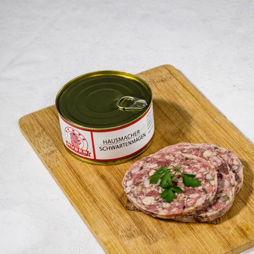 Hausmacher Schwartenmagen in der Dose